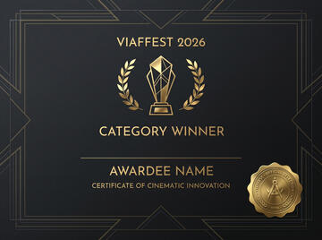 The VIAFFEST 2026 Official Selection Laurel & Frame Asset. VIAFFest Logo